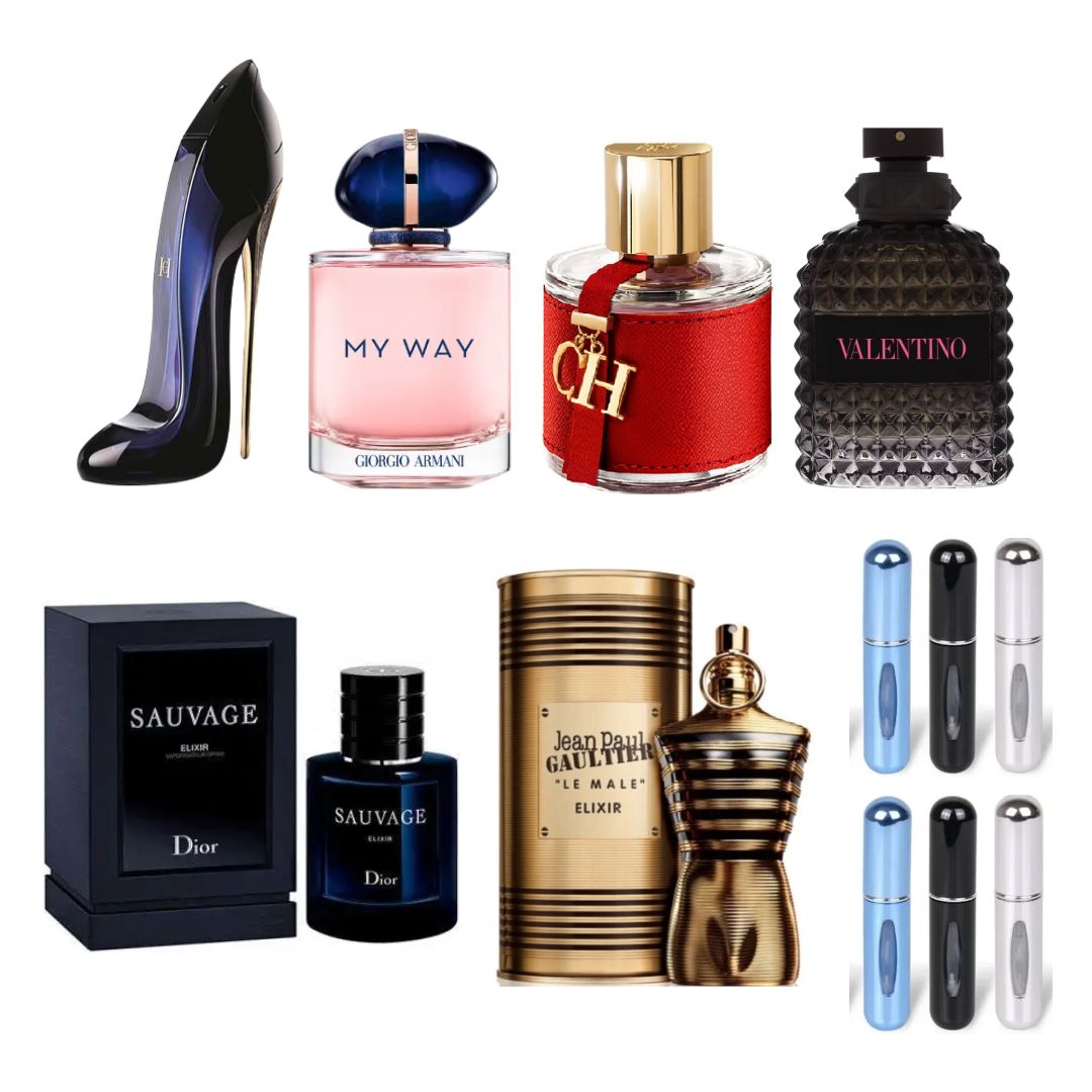 COMBO 6 PERFUMES+6PERFUMEROS GOLDEN LION