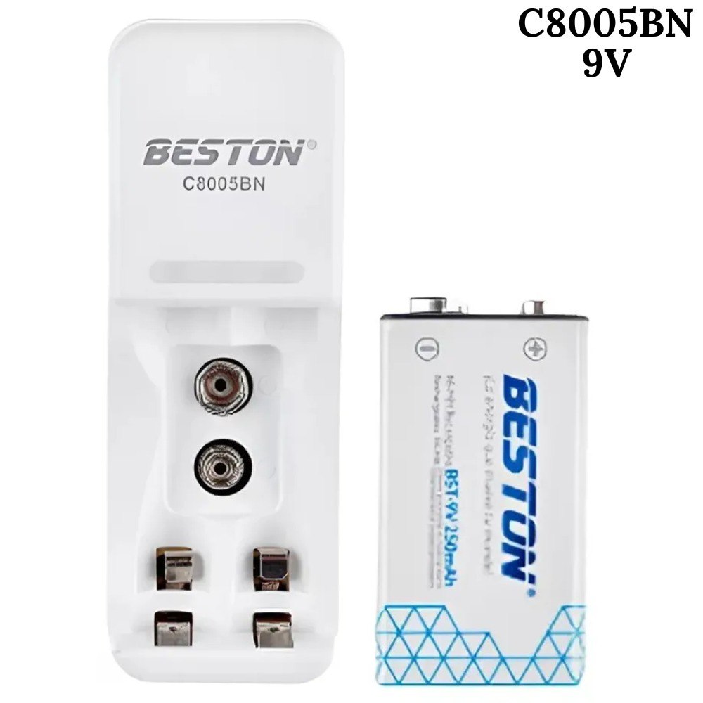 Cargador Baterias Recargables +1 9V 250