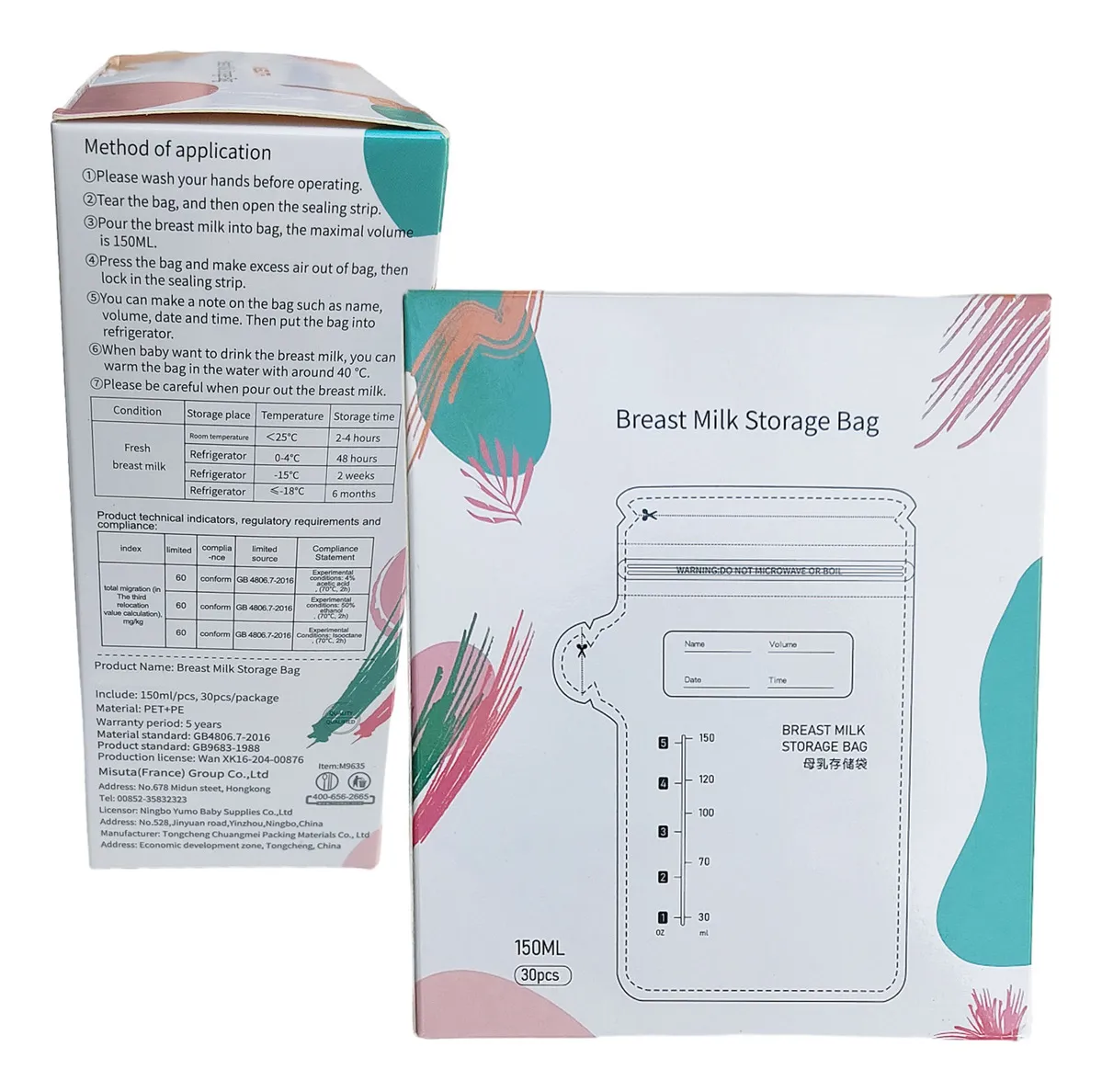 Bolsas Lactancia x 30 unids disponible en Yaxa Colombia