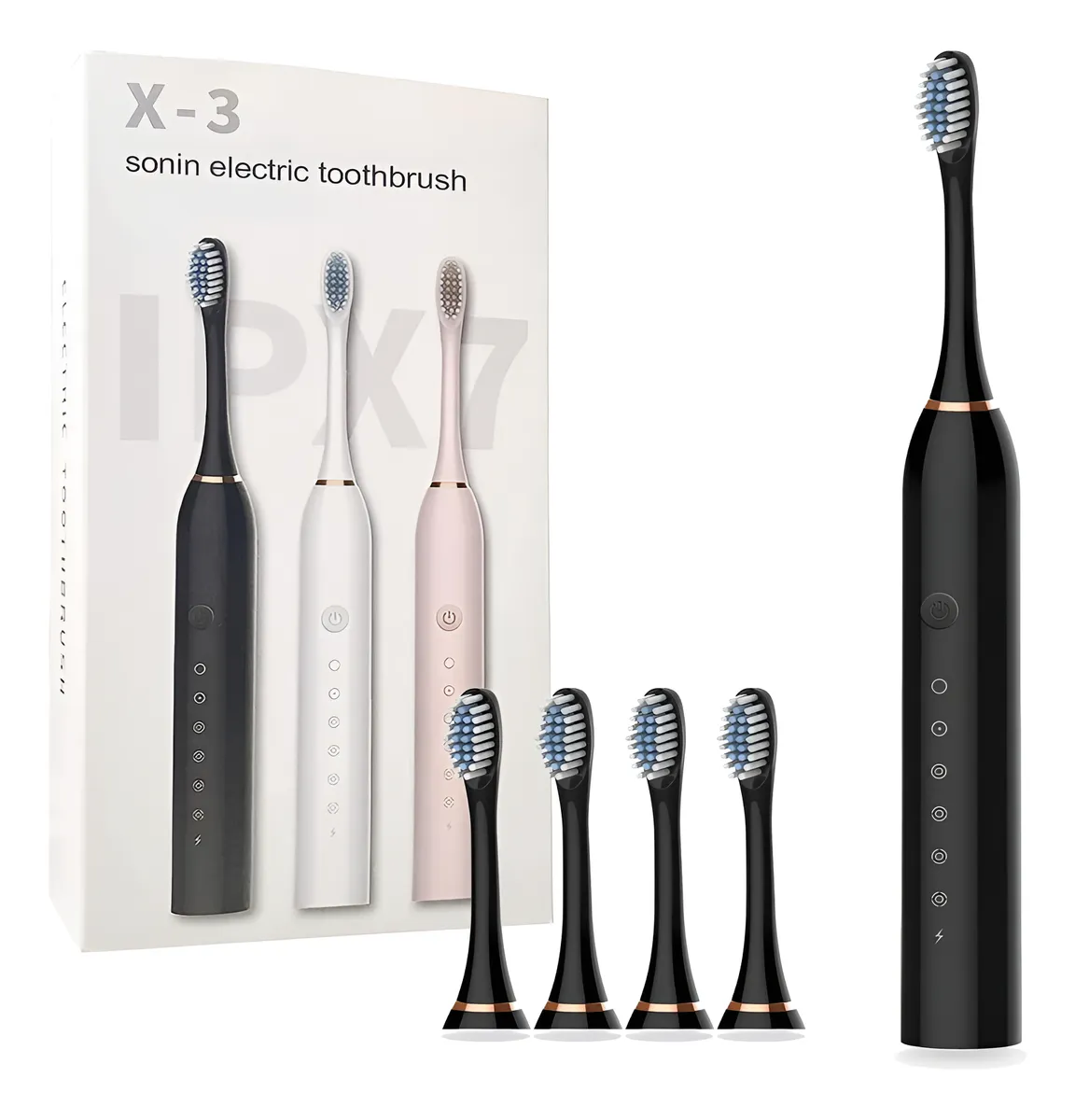 Cepillo Eléctrico Dental 4Pcs