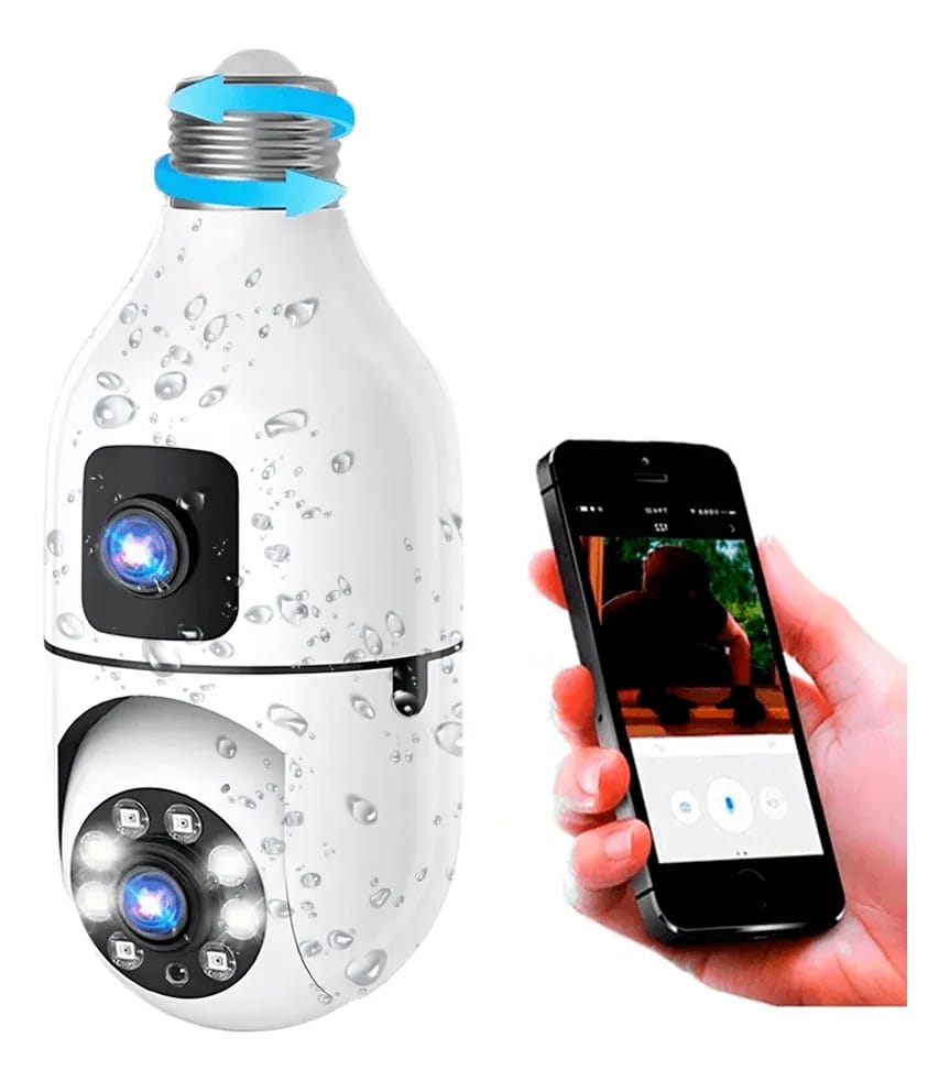 Camara Bombillo Doble Lente