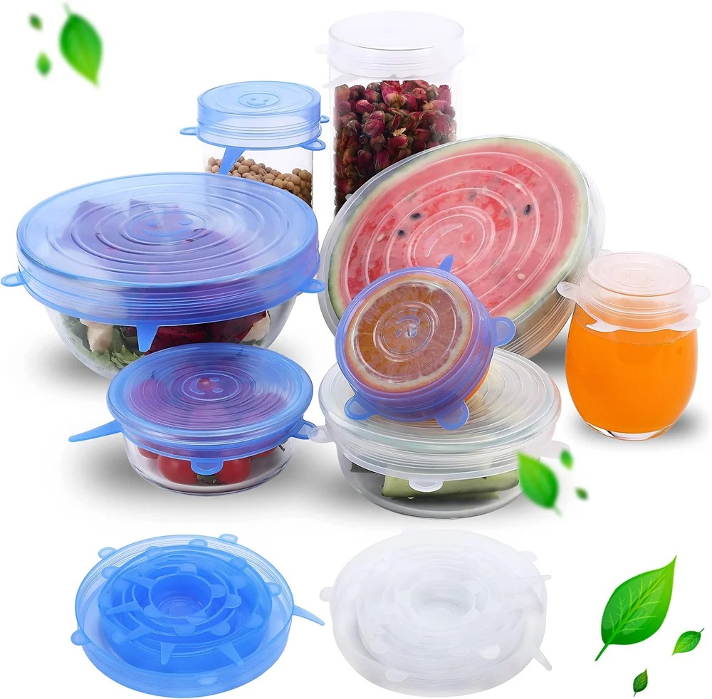 Juego Tapas elásticas de silicona