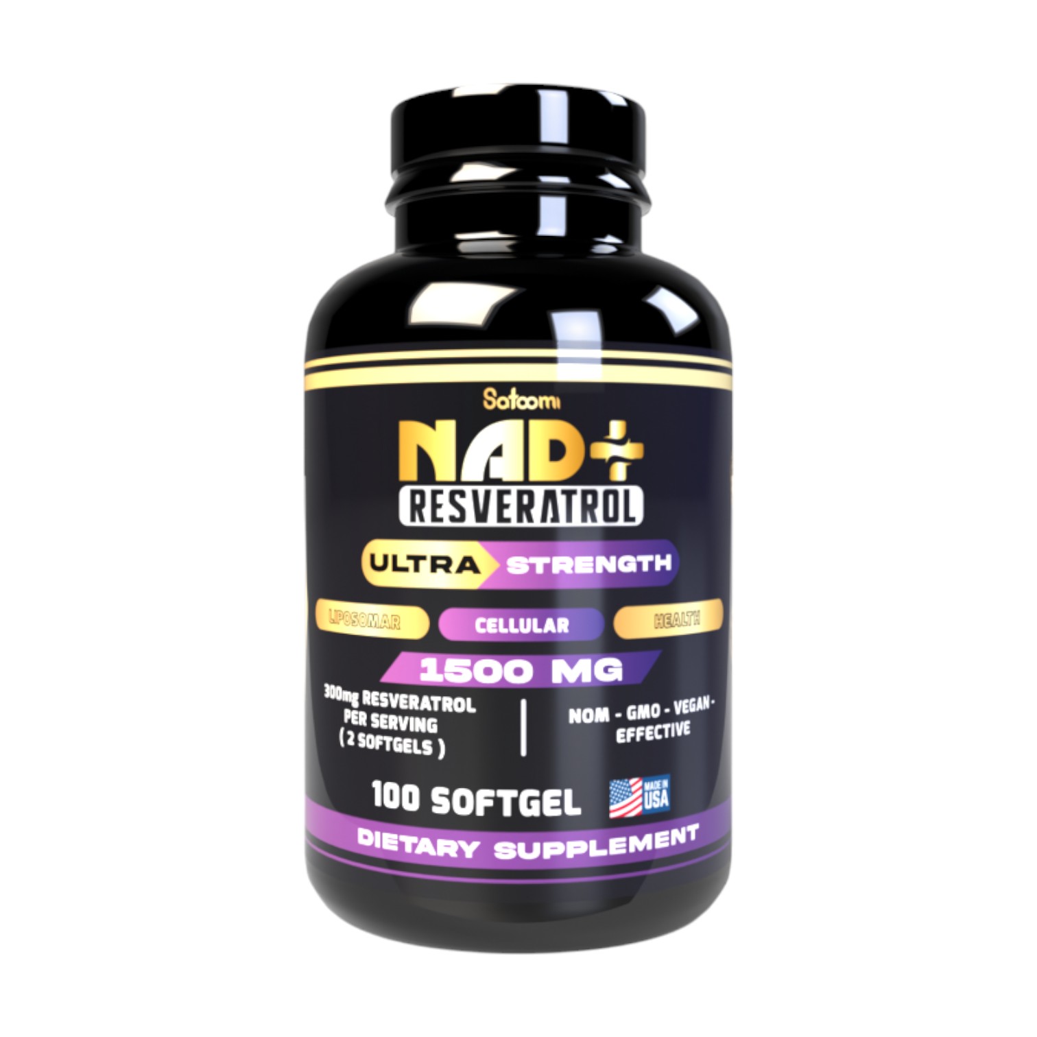 Miniatura 6 de Nad Resveratrol Original con Invima