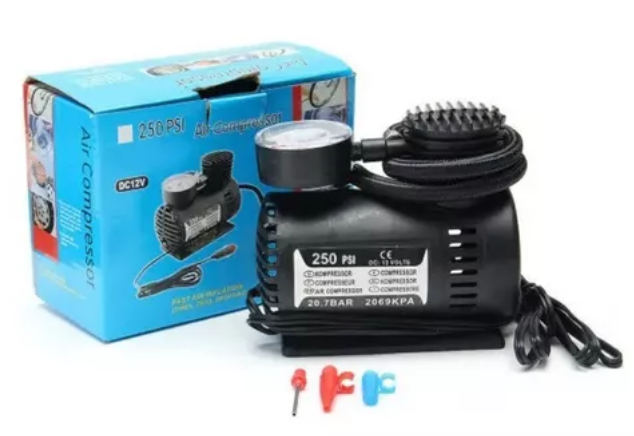 Mini Compresor Aire Portátil 250 PSI