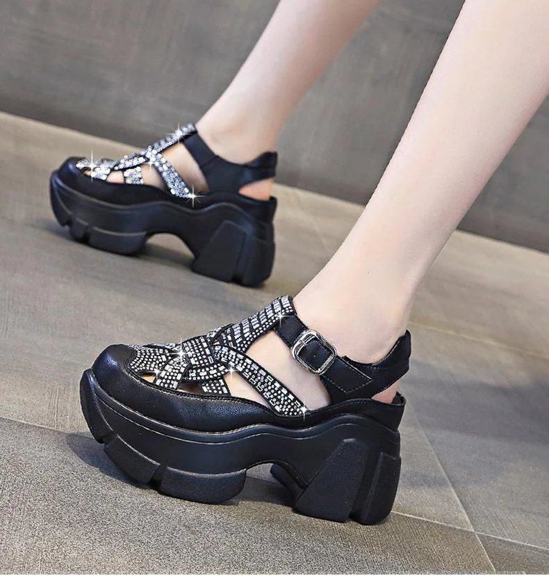 Sandalias verano-mujer con plataforma