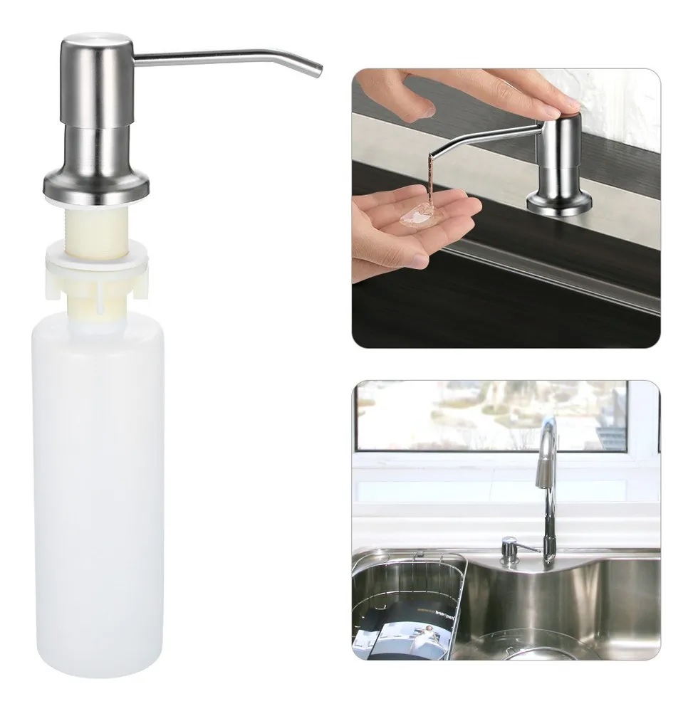 Miniatura 5 de Dispensador Jabón Cocina Aluminio Inoxid