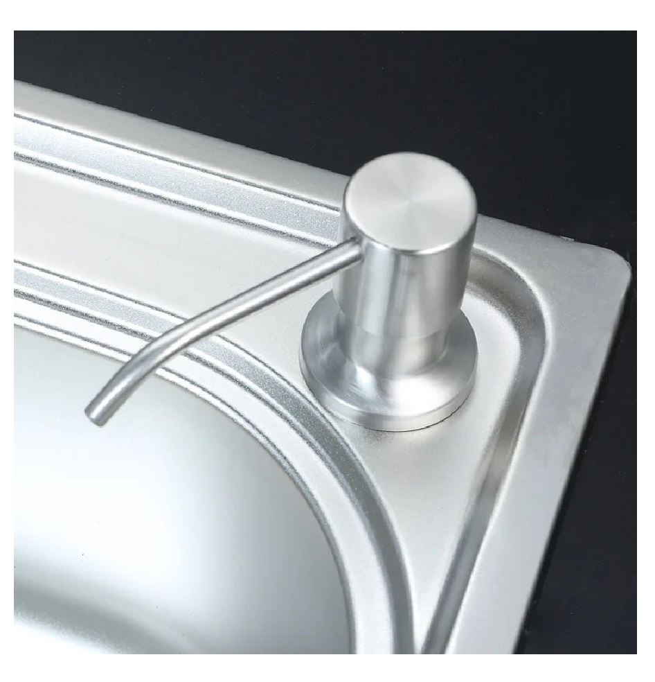 Miniatura 3 de Dispensador Jabón Cocina Aluminio Inoxid