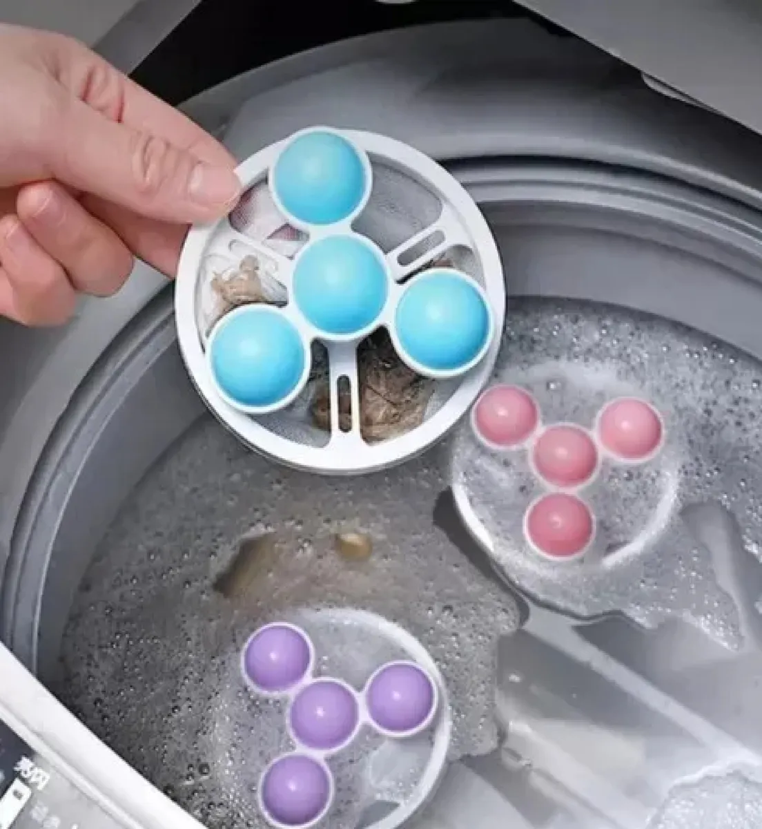 FILTRO ATRAPA MOTAS MALLA RECOGE PELO