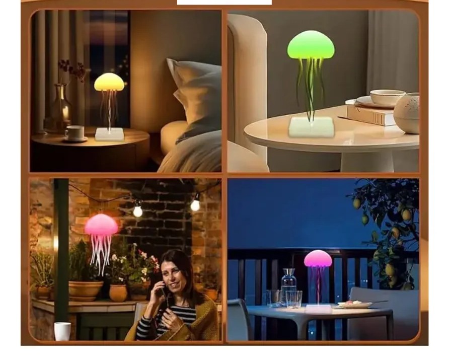 LAMPARA DE MESA NOCHE RELAJANTE MEDUSA