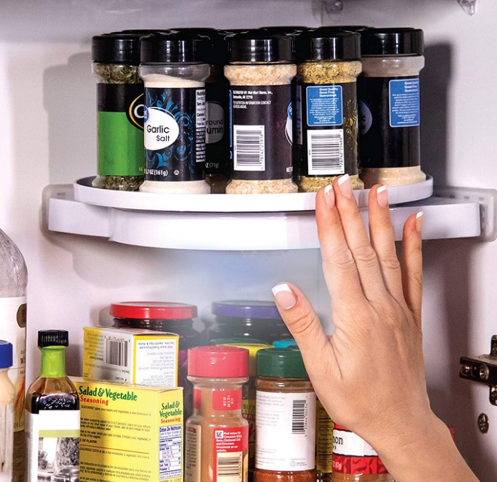 Estante organizador esquinero giratorio