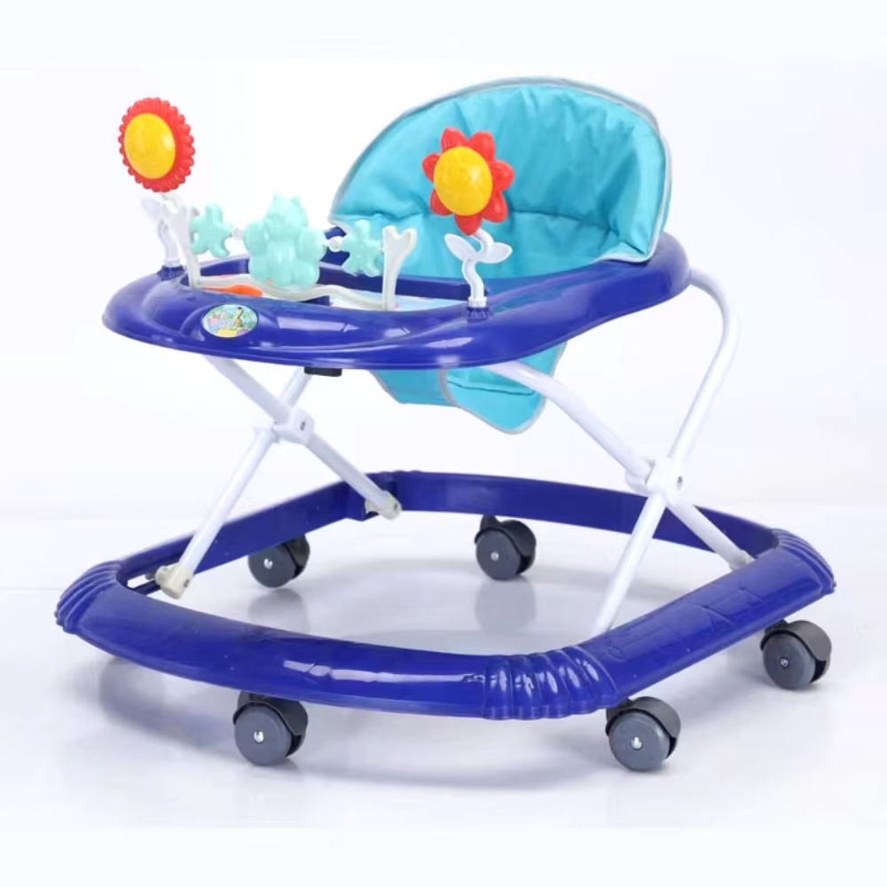 Andador Juguete Caminador Bebé Azul Gira 🦒 - ¡Diviértete mientras aprendes a caminar!