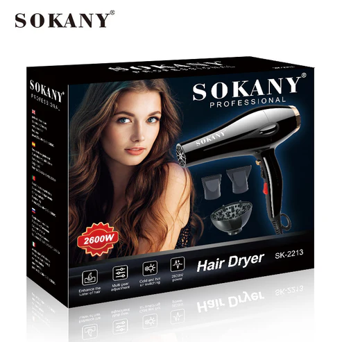 Secador De Pelo Sokany