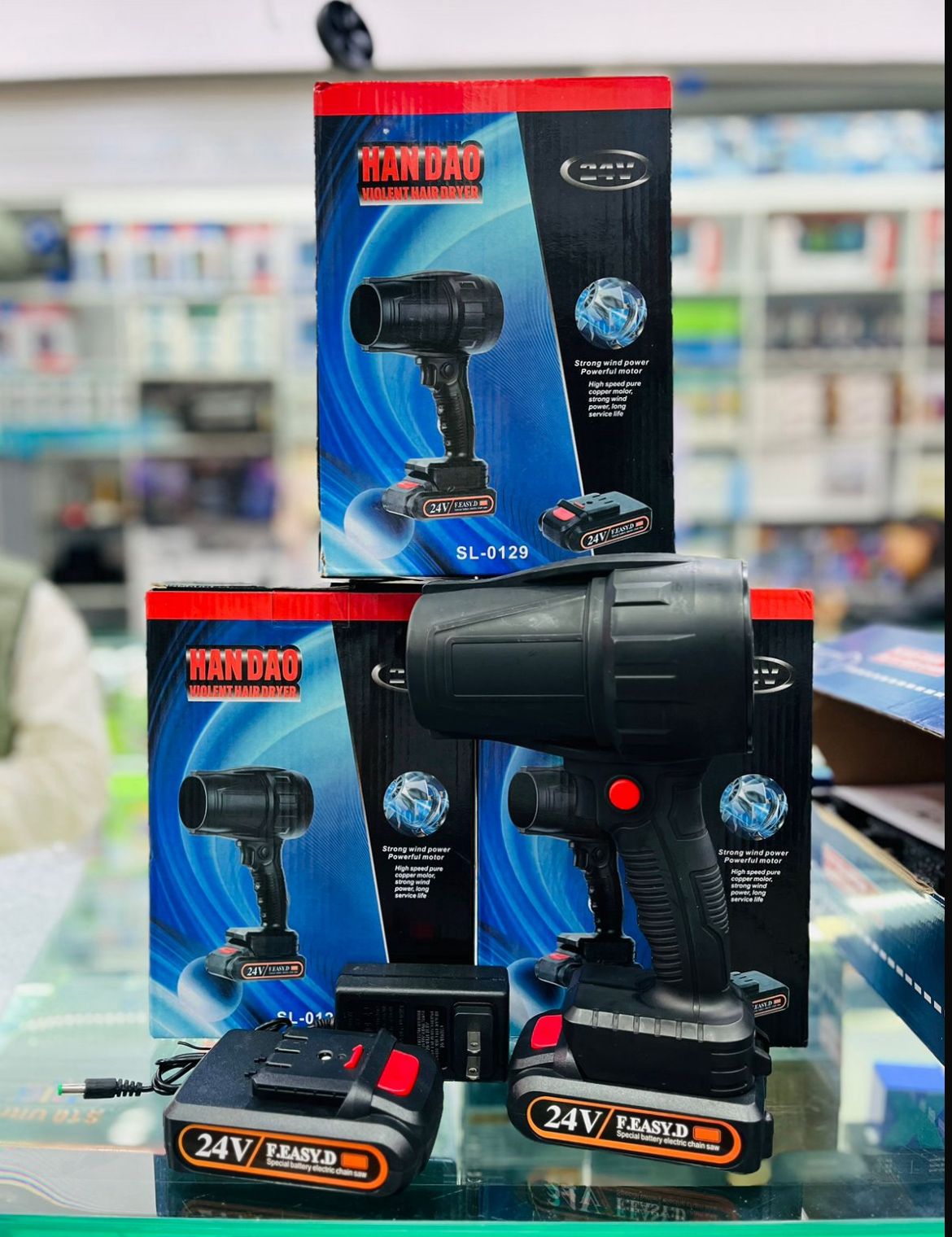 Miniatura 1 de Soplador Eléctrico Doble Batería