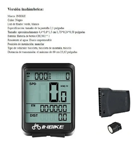 Miniatura 3 de Velocímetro Odómetro Inalambrico