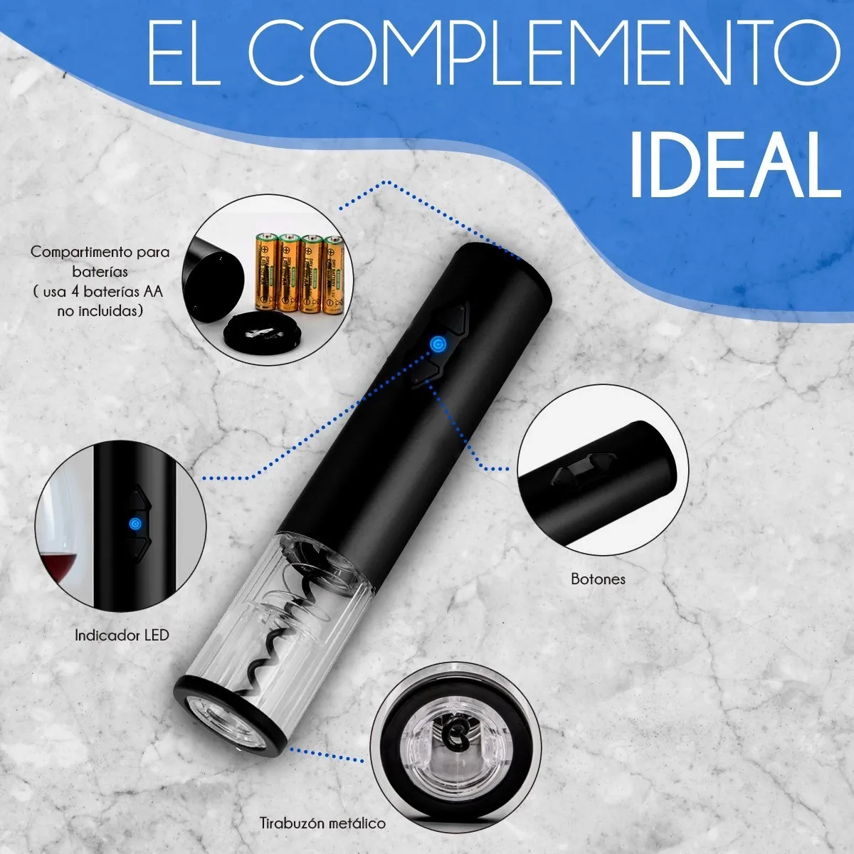 Miniatura 1 de DESTAPADOR DE VINO