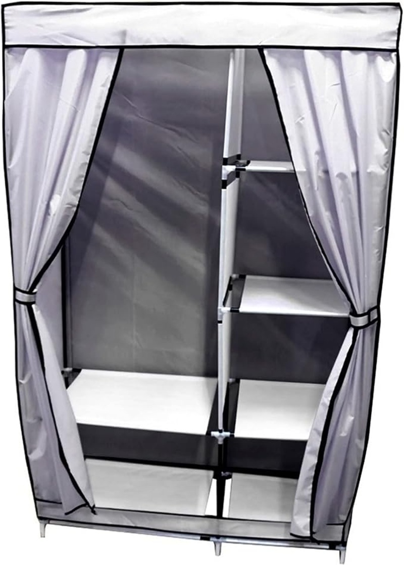 Miniatura 2 de Armario Portátil De Tela con Cortinas