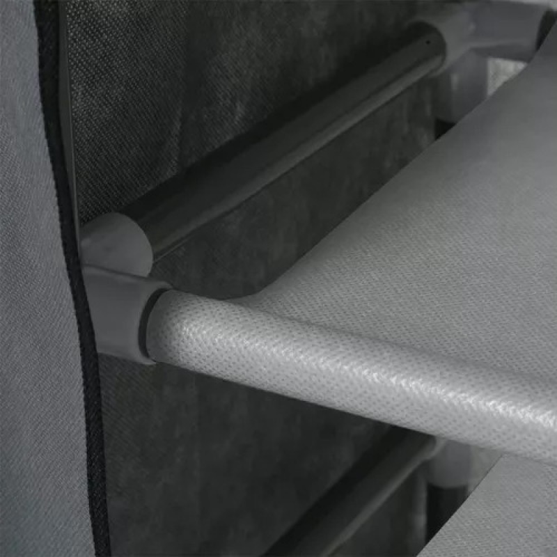 Armario Portátil De Tela con Cortinas