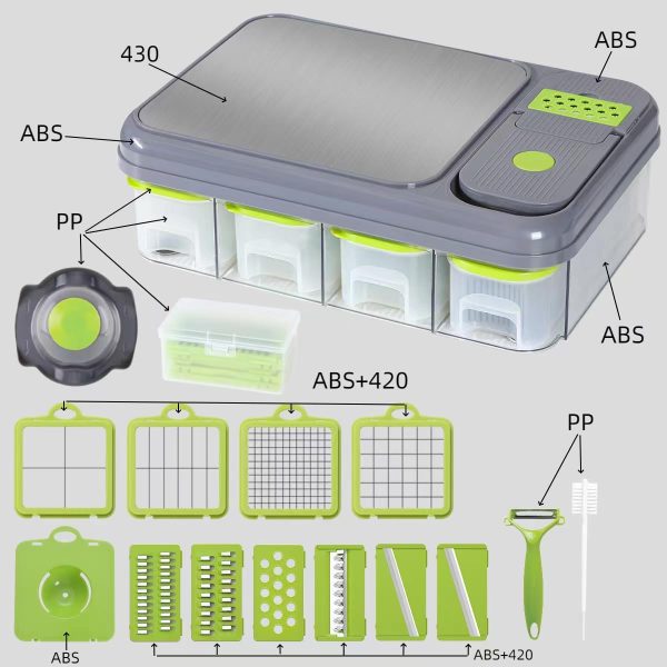 Miniatura 2 de Cortador De Verduras Multifuncional