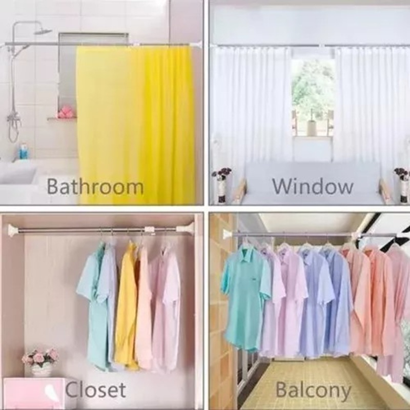 Tubo Para Colgar Ropa 70 -120 CM