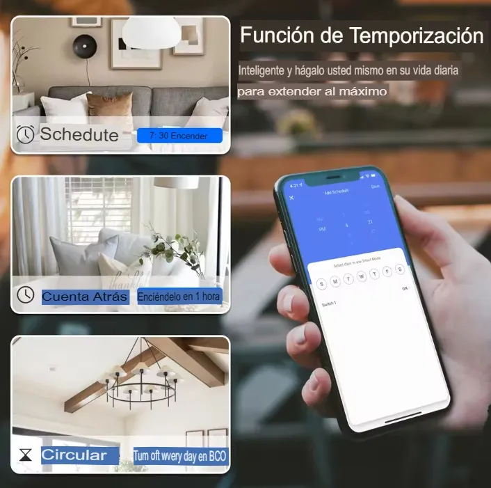 Miniatura 2 de INTERRUPTOR INTELIGENTE DOBLE PARA ALEXA