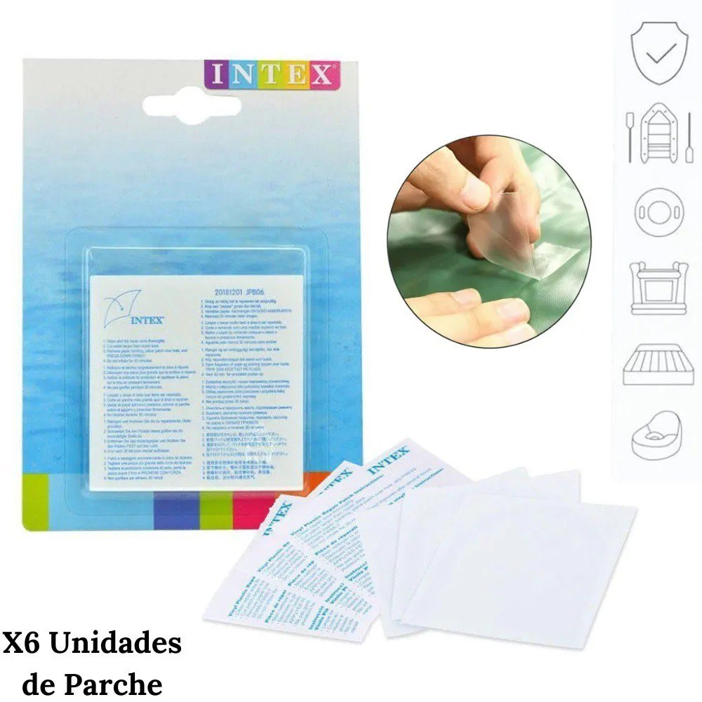 Miniatura 2 de Set De Parche De Reparacion Intex X6 Uni