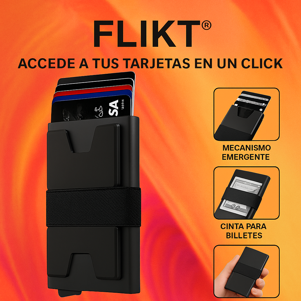 Miniatura 2 de FLIKT® TARJETERO PREMIUM EN UN CLICK