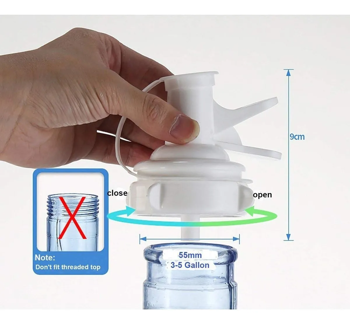 Miniatura 1 de VALVULA DISPENSADORA DE AGUA BOTELLON