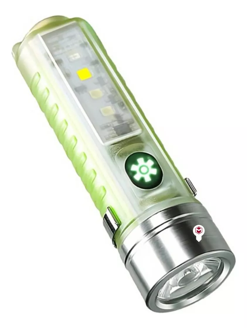 MINI LINTERNA LED RECARGABLE TRANSPARENT