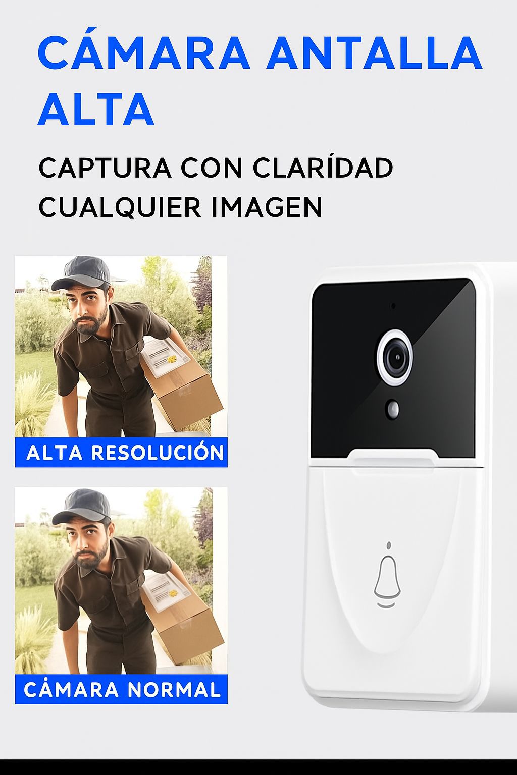 TIMBRE INTELIGENTE CON CAMARA WIFI