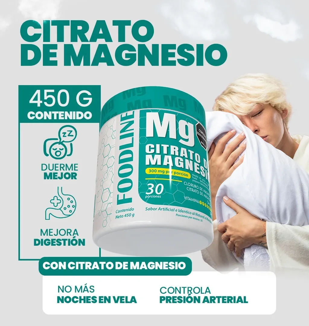 CITRATO DE MAGNESIO POLVOX 450G