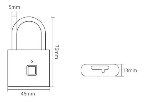 Miniatura 4 de CANDADO CON SENSOR DE HUELLA