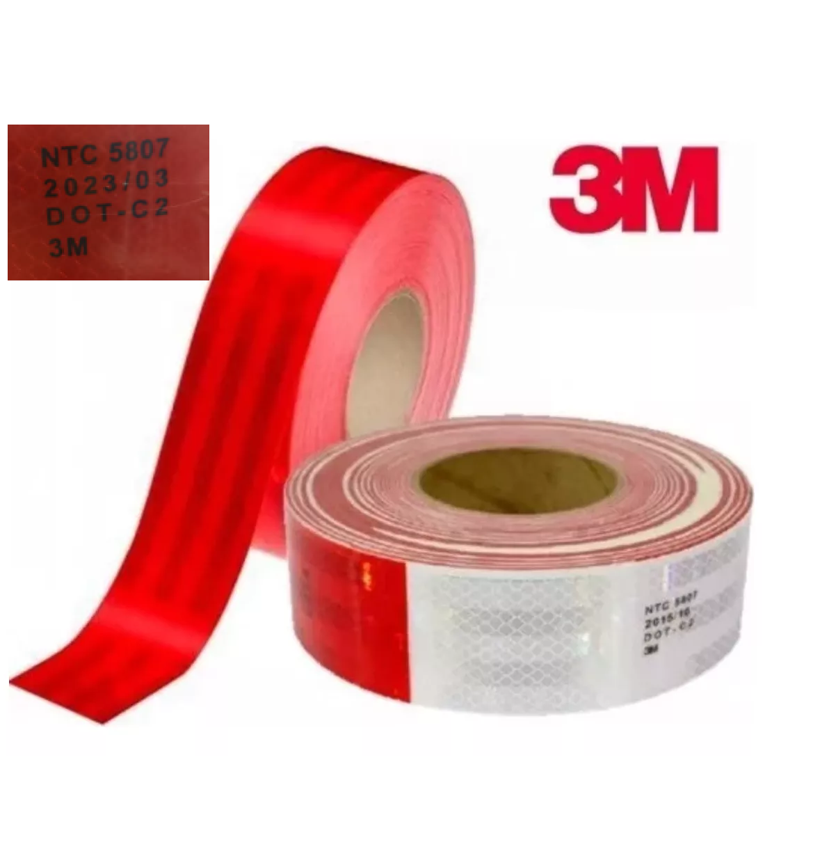 Rollo Cinta Reflectiva Vehicular 10 M