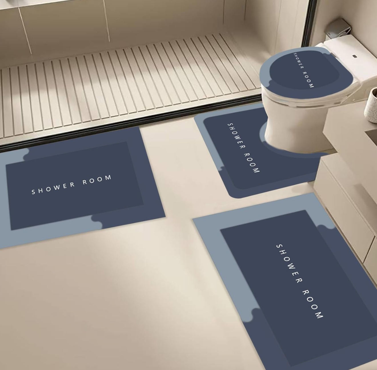 Miniatura 2 de Tapete por 4 para baño 🚨