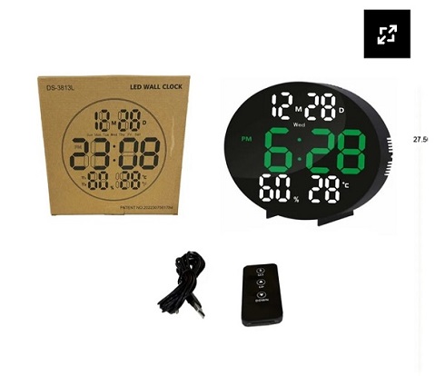 Miniatura 10 de RELOJ DE PARED Y MESA DIGITAL REFDS-3813