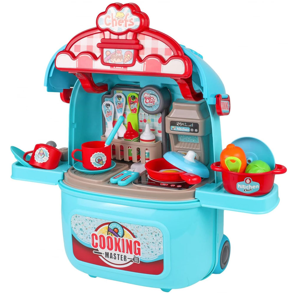 ¡Cocina y juega! 🍳 Mini Maleta de Utensilios de Cocina para Niños