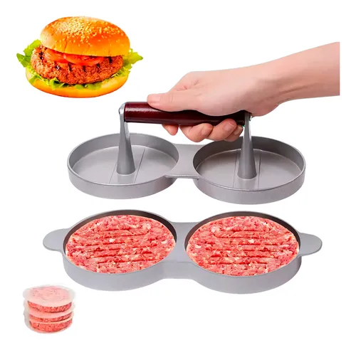 Molde Doble  Para Hamburguesas