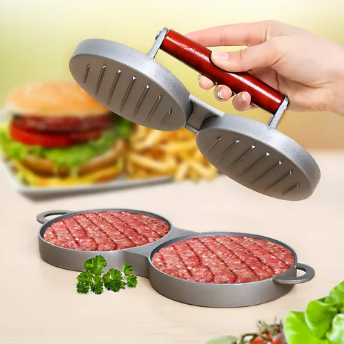 Miniatura 2 de Molde Doble  Para Hamburguesas