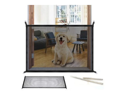 Puerta malla de seguridad para mascotas