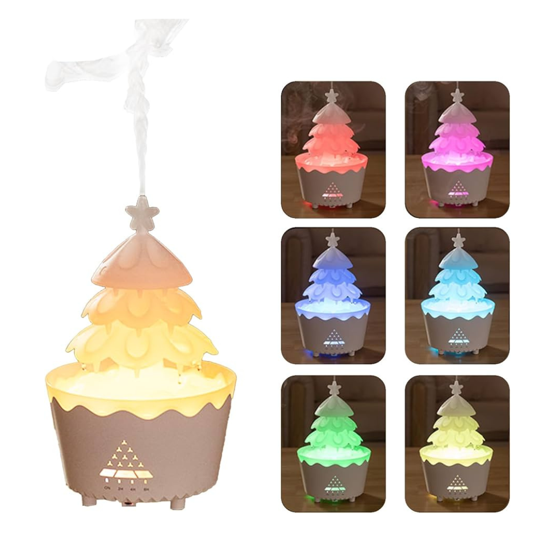 Humidificador Difusor Arbol Navideño Led
