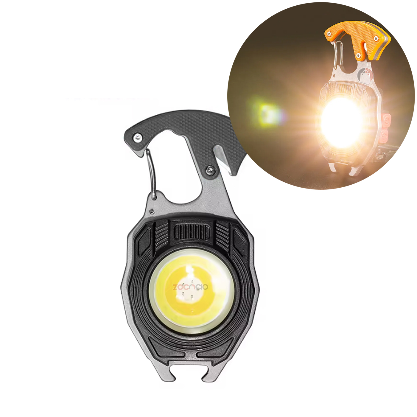 Linterna Led De Bolsillo Llavero Multifu