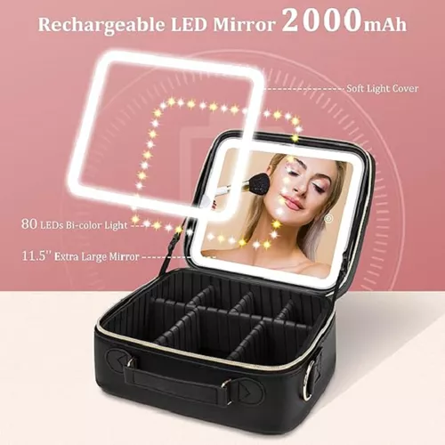Miniatura 2 de ESTUCHE MAQUILLAJE CON ESPEJO ILUMINADO