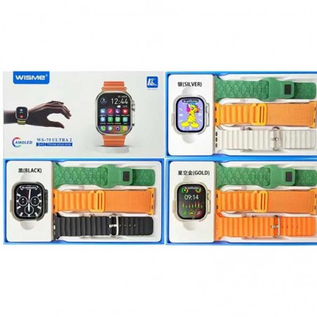 RELOJ INTELIGENTE WS-75 ULTRA 3