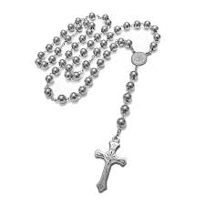 Rosario en acero inoxidable DORADO