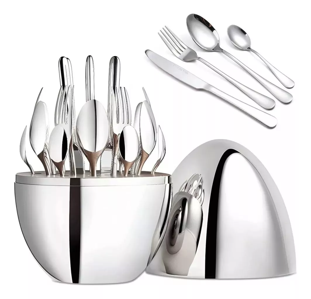 Miniatura 3 de SET DE CUBIERTOS LUJO DE HUEVO