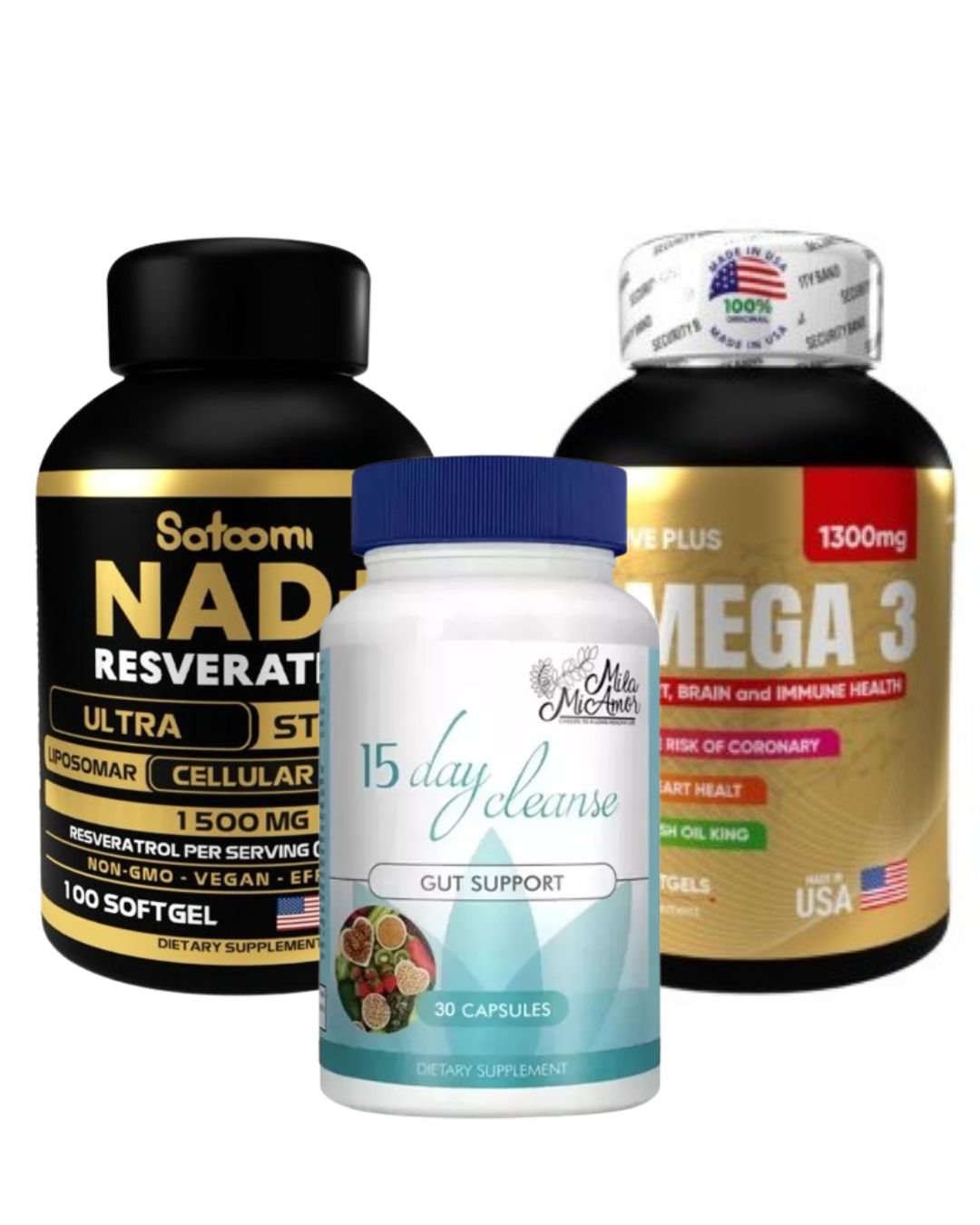 NAD + OMEGA 3 + 15 DAYS (OBSEQUIO)