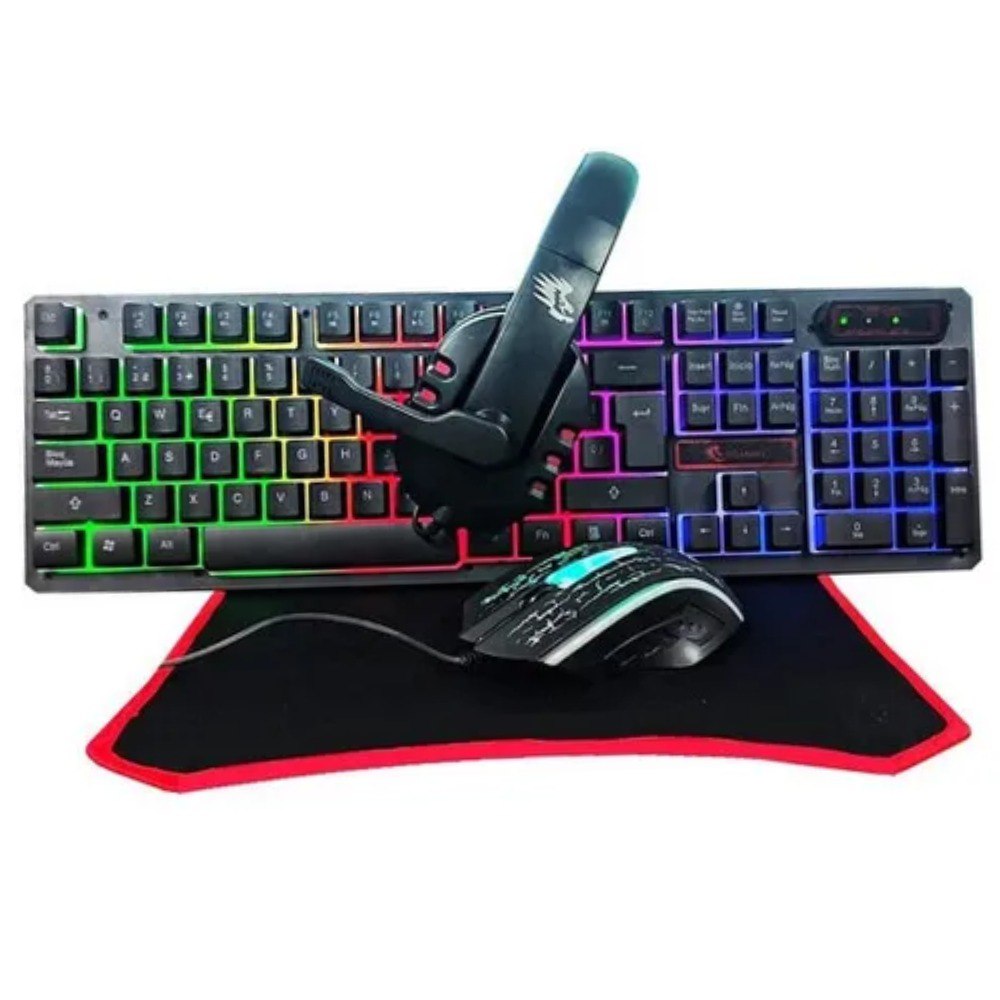 Miniatura 2 de Combo Gamer Teclado Mouse Mousepad K1088