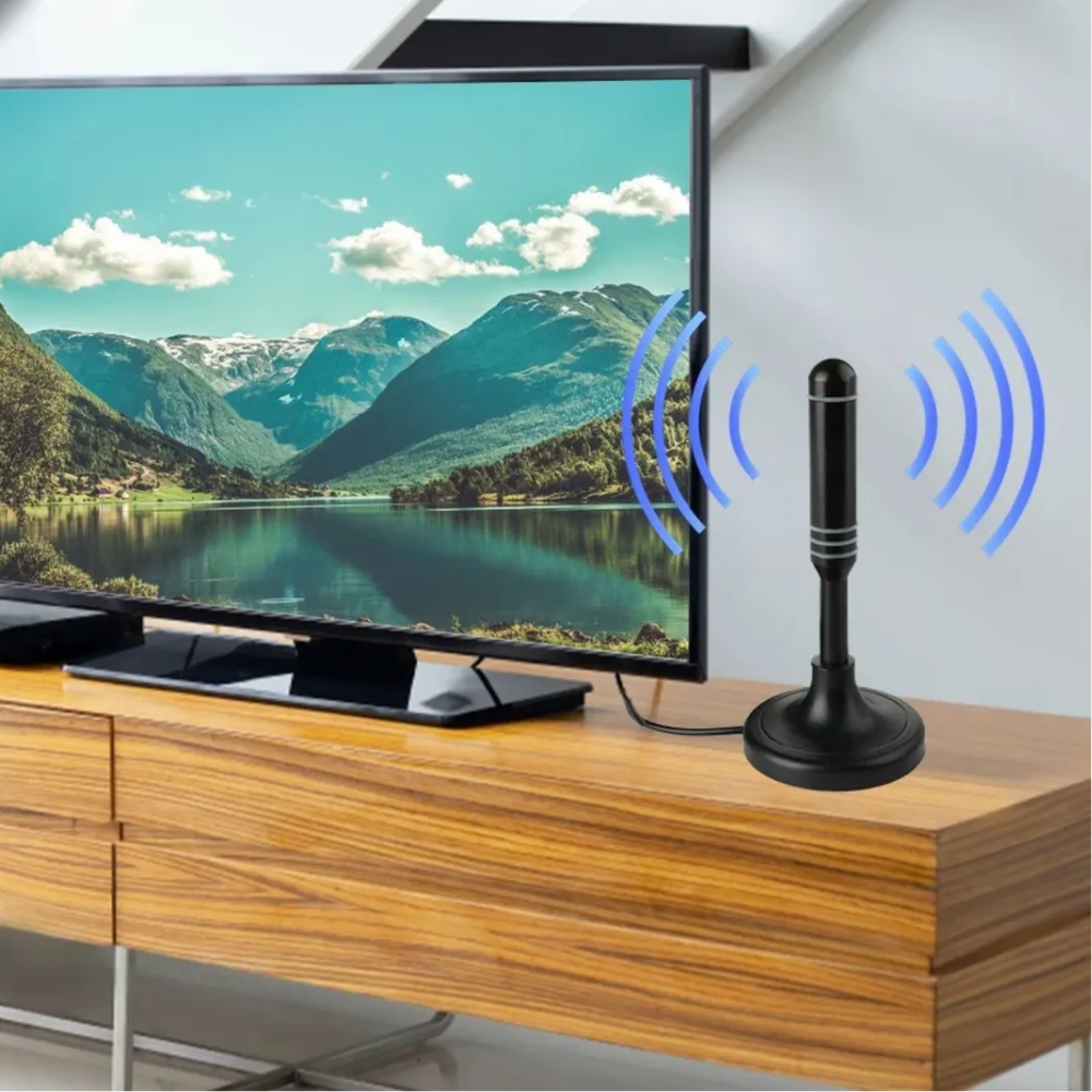 Miniatura 4 de Antena Aerea Tdt Magnética Alta Potencia