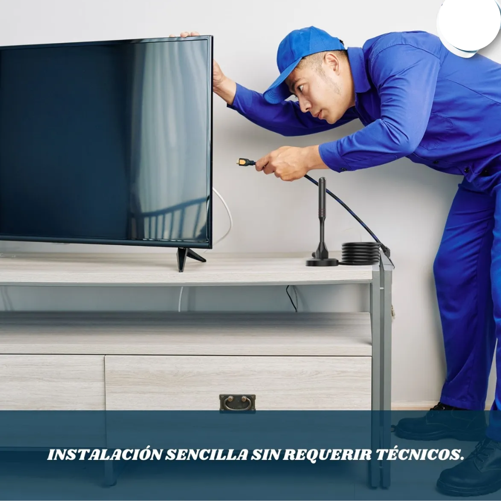 Miniatura 5 de Antena Aerea Tdt Magnética Alta Potencia