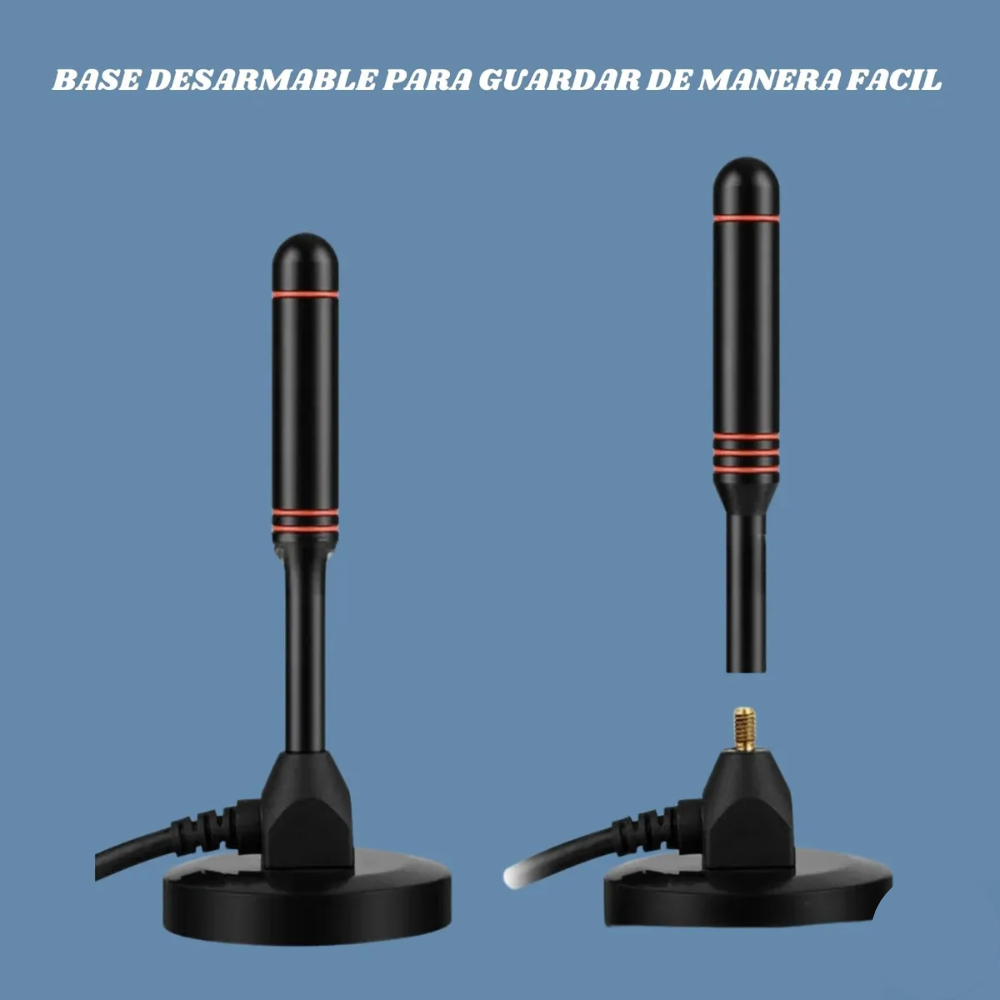 Miniatura 6 de Antena Aerea Tdt Magnética Alta Potencia