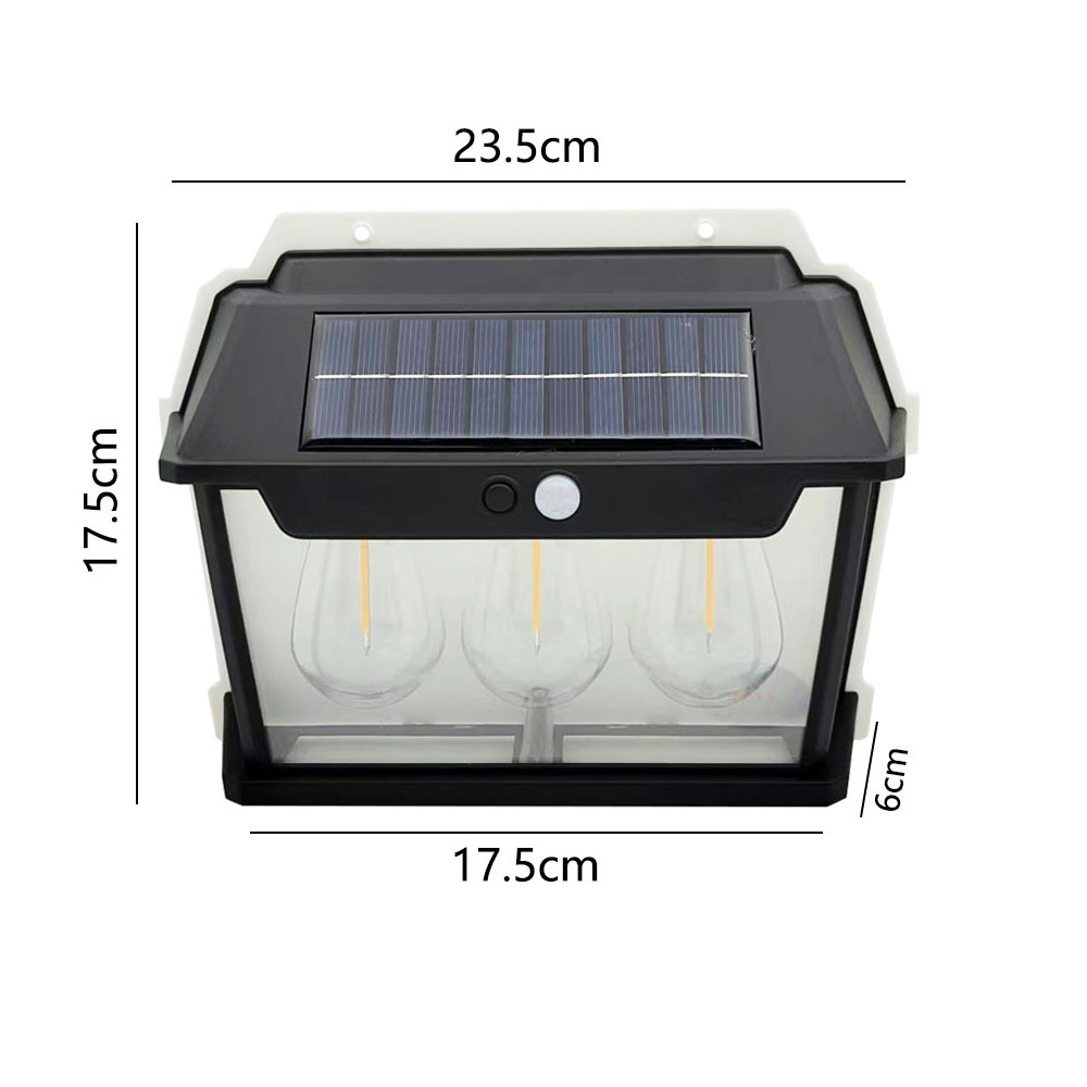 Miniatura 8 de Lampara Solar De Pared Exteriores BK-888